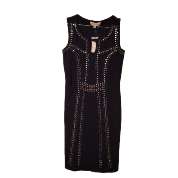PHILOSOPHY Studded Little Black Dress New Size XS - Picture 1 of 6